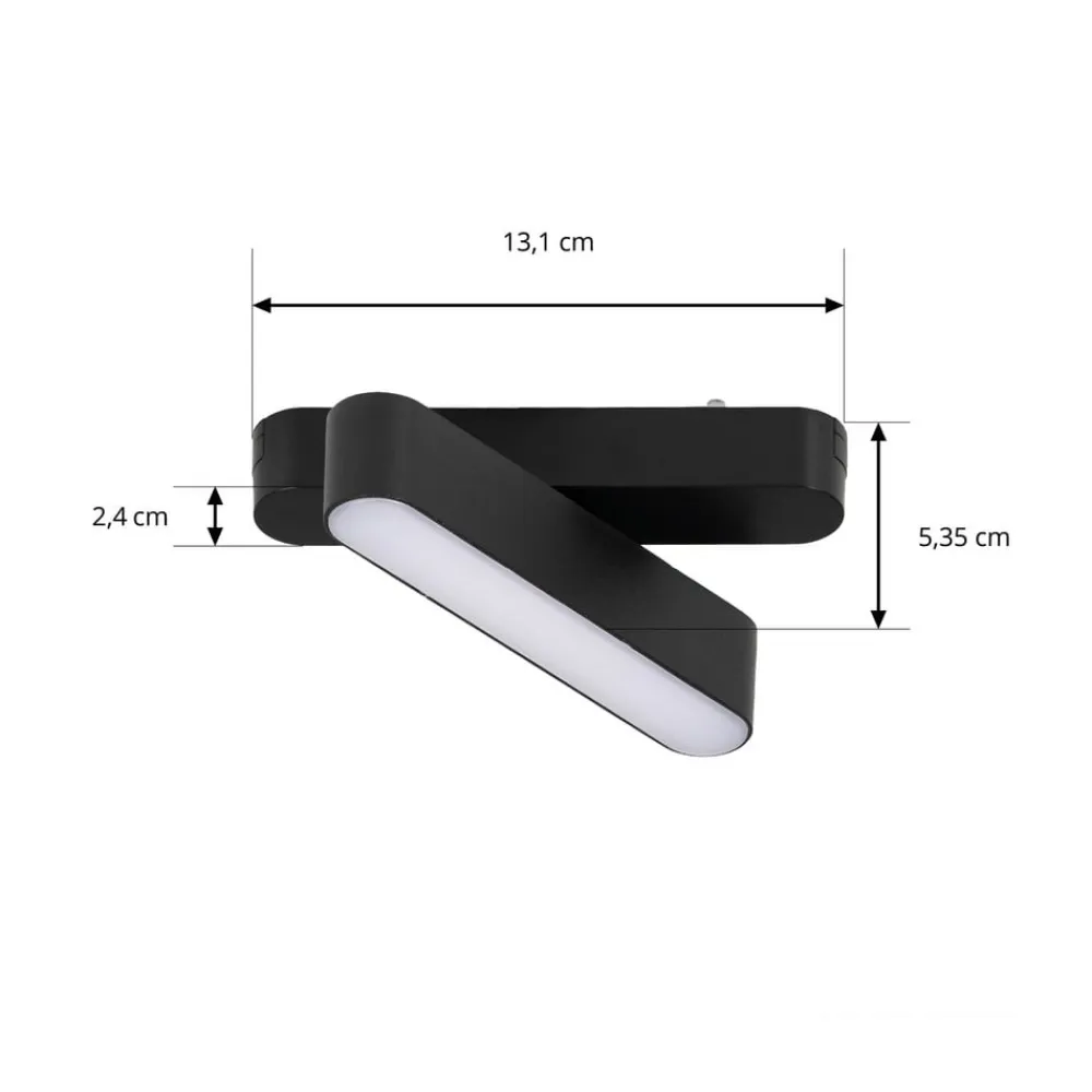 LED-strip 48 V Lumaro, sort, 5 W, drejelig, dæmpbar^Lindby Best