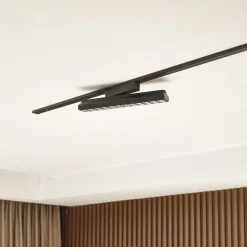 Lindby Skinnesystem>LED-strip 48 V Lumaro, sort, 24 punkter, dæmpbar