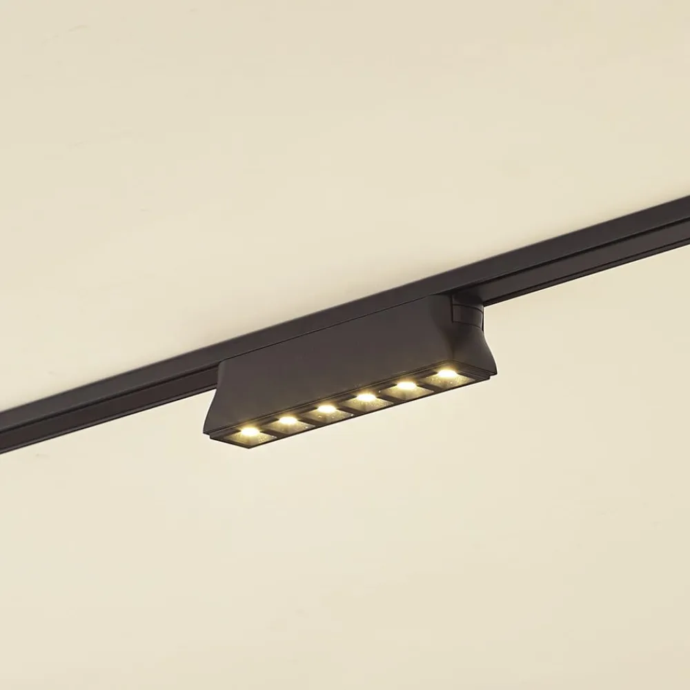 LED-strip 48 V Lumaro,sort,6 punkter,2,5cm,dæmpbar^Lindby Online