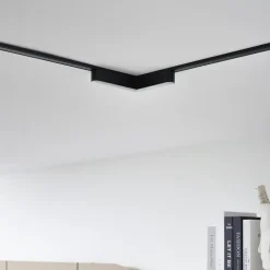 Lindby LED-strip 48V Lumaro, sort, L-formet, dæmpbar