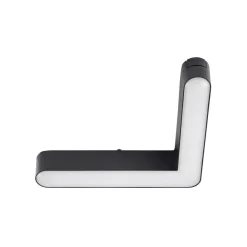 Lindby LED-strip 48V Lumaro, sort, L-formet, dæmpbar