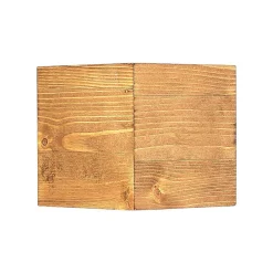 LED-væglampe Benicio, 11 cm, kantet, træ^Lindby Sale