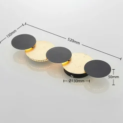 LED-væglampe Grazyna, 52 cm, 5 lyskilder, justerbar^Lindby New