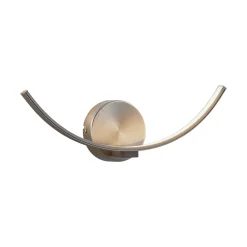 LED-væglampe Iven, bredde 34 cm, nikkel, 3.000 K^Lindby Sale