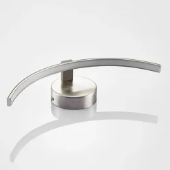 LED-væglampe Iven, bredde 34 cm, nikkel, 3.000 K^Lindby Sale