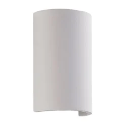 LED-væglampe Jenke, højde 16 cm, hvid, gips^Lindby New