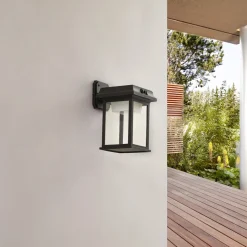 Lindby Solcelle Lampe Med Sensor|Væglampe Med Sensor><noscript><img width=