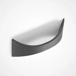 Lindby LED-væglampe Mathea, 30 cm, antracit, aluminium, IP65