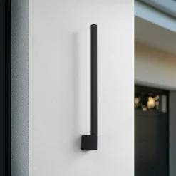 LED-væglampe Neano, 60 cm, sort, metal, IP54^Lindby Sale