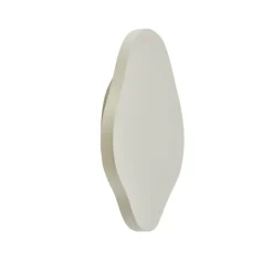 Lindby LED-væglampe Nielson, beige, gips, 30 cm høj