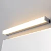 Lindby Gang|Væg- Og Spejllamper>LED-væglampe Philippa, kantet, 59 cm, krom, IP44