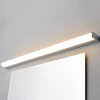Lindby LED-væglampe Philippa, afrundet, 88 cm, krom, IP44