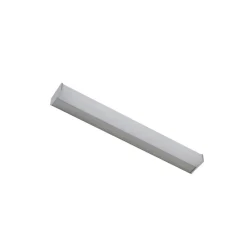 LED-væglampe Philippa, kantet, 59 cm, aluminiumsfarvet, IP44^Lindby Outlet