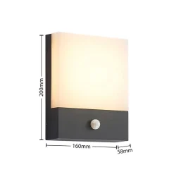 Lindby Væglampe Med Sensor|Terrassebelysning><noscript><img width=