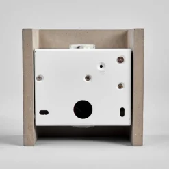 LED-væglampe Yva, grå, beton, 13 x 13 cm, op/ned^Lindby Clearance