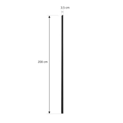 Lindby Arbejdsrum/Kontor|Skinnesystem>Linaro strømskinne, 2 m, sort, 1-fase skinne