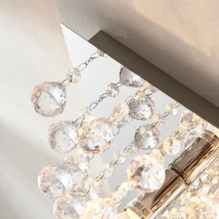 loftlampe Annica, kantet, krom, metal, 42 cm^Lindby Sale