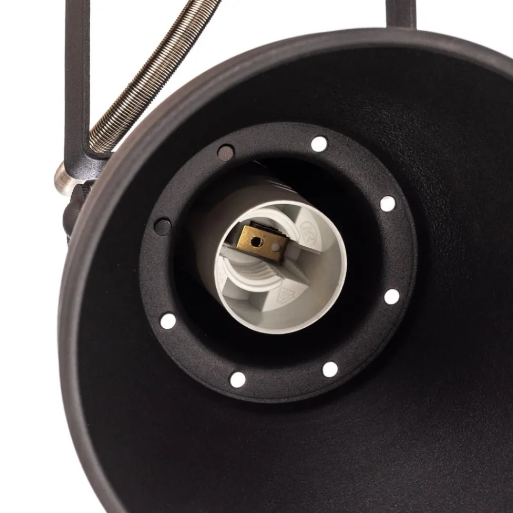 Lindby Gang|Loftlamper>loftlampe Aylis, 3 lyskilder, 60 cm, sort, træ, E14