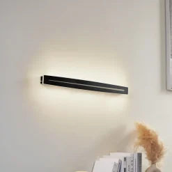 loftlampe Benario, sort, aluminium, 80 cm^Lindby Hot