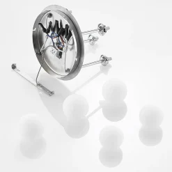 loftlampe Chrissy, Ø 27 cm, krom, 5 lyskilder, glas^Lindby Clearance