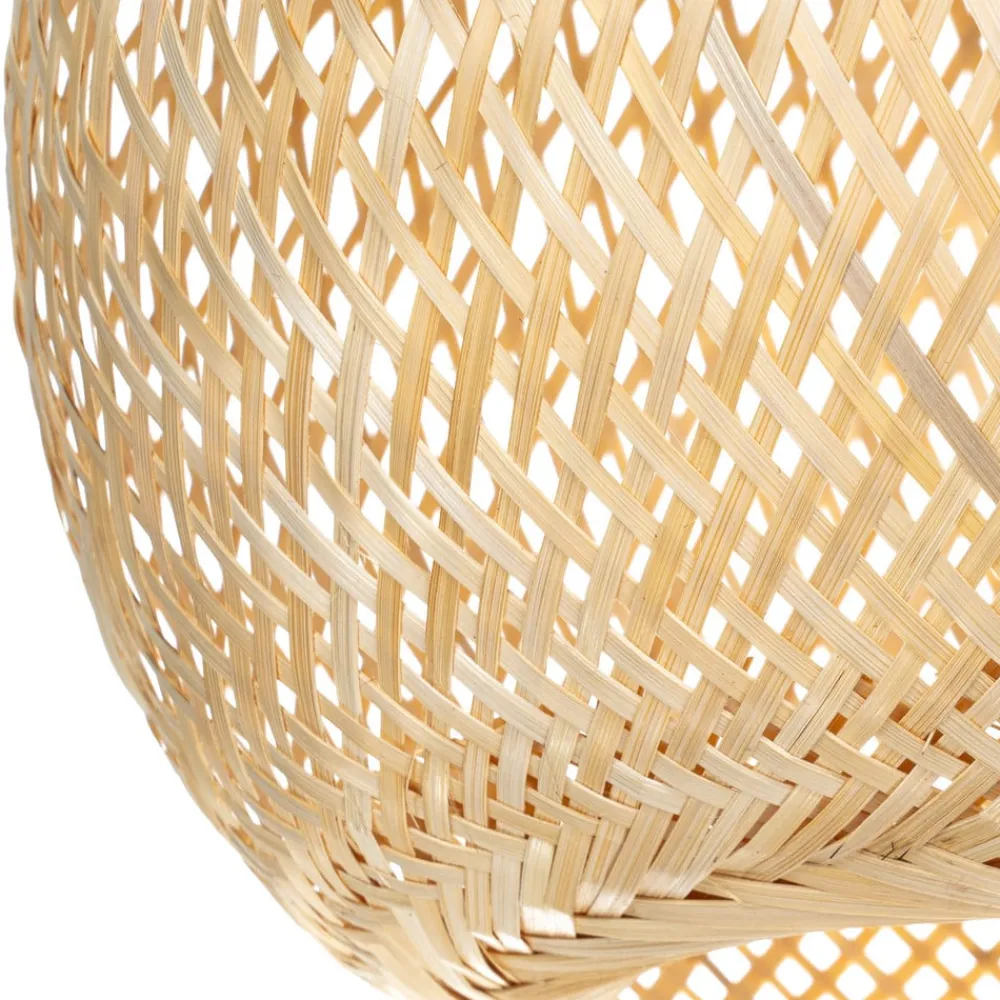 loftlampe Dabila, bambus, Ø 35 cm, E27^Lindby