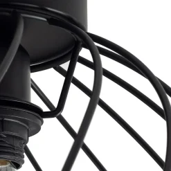 loftlampe Danika, Ø 25 cm, sort, metal^Lindby