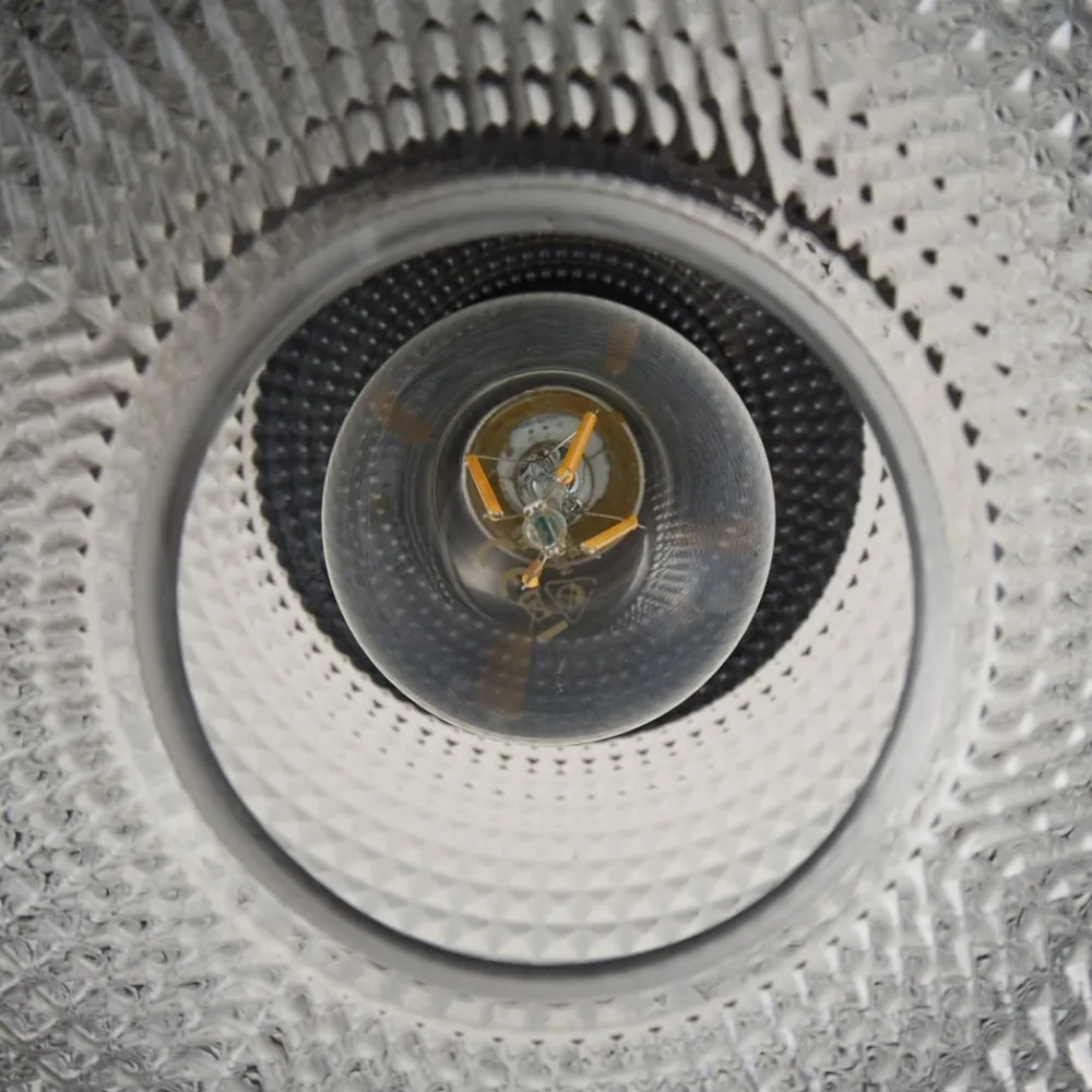 loftlampe Hildur, Ø 25 cm, røggrå, glas^Lindby Sale