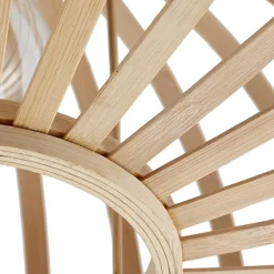 Loftlampe Lielle, naturlig bambus, Ø 38 cm^Lindby New