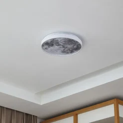 loftlampe Lune, plast, metal, 38 cm^Lindby Outlet