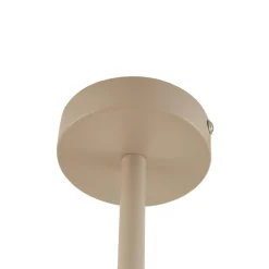 Lindby loftlampe Marilou, beige, 4 lyskilder, Ø 70 cm