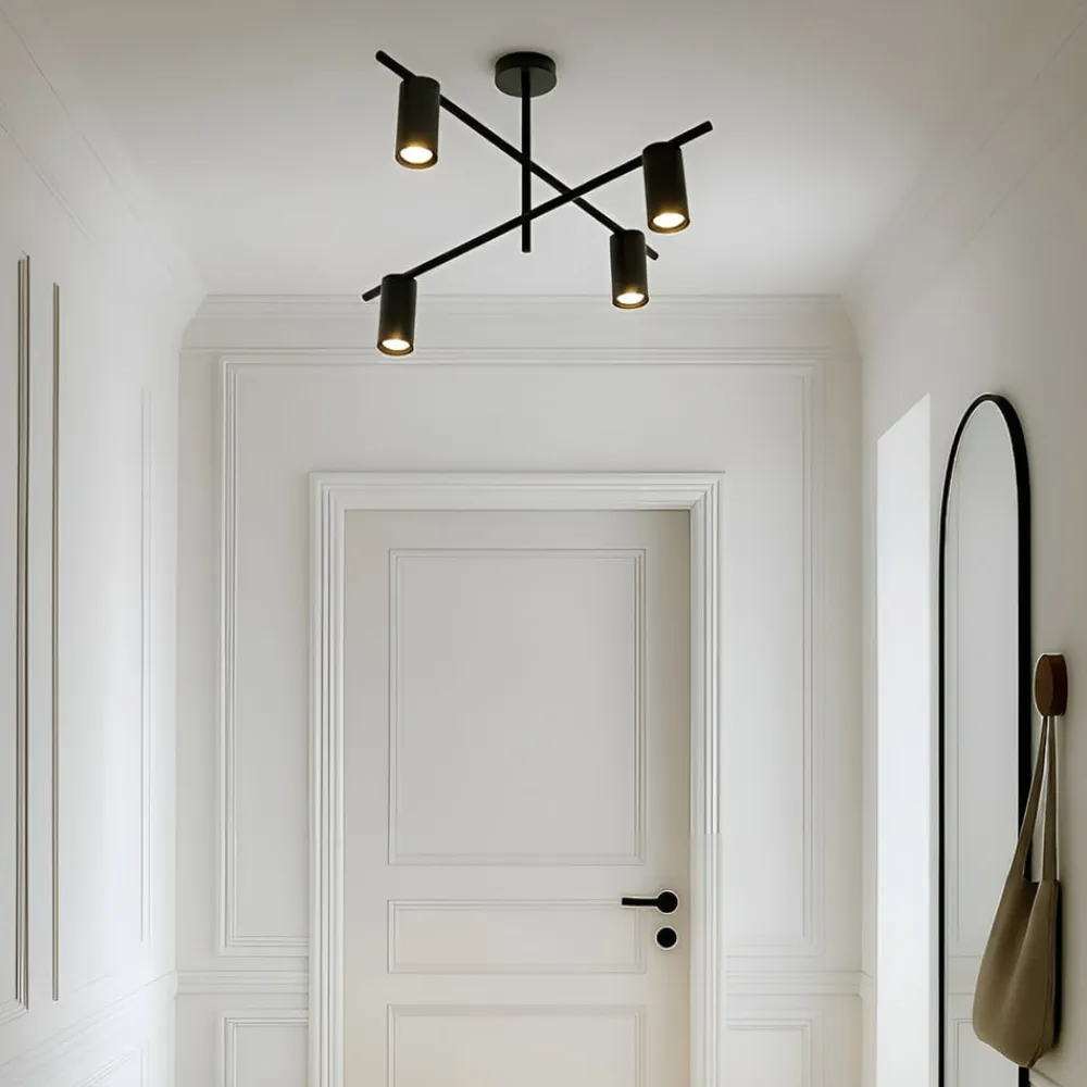 Lindby Loftlamper|Pendellamper>loftlampe Marilou, sandsort, 4 lyskilder, Ø 70 cm