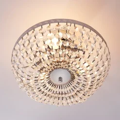 loftlampe Mondrian, 35 cm, krom, krystal^Lindby Sale