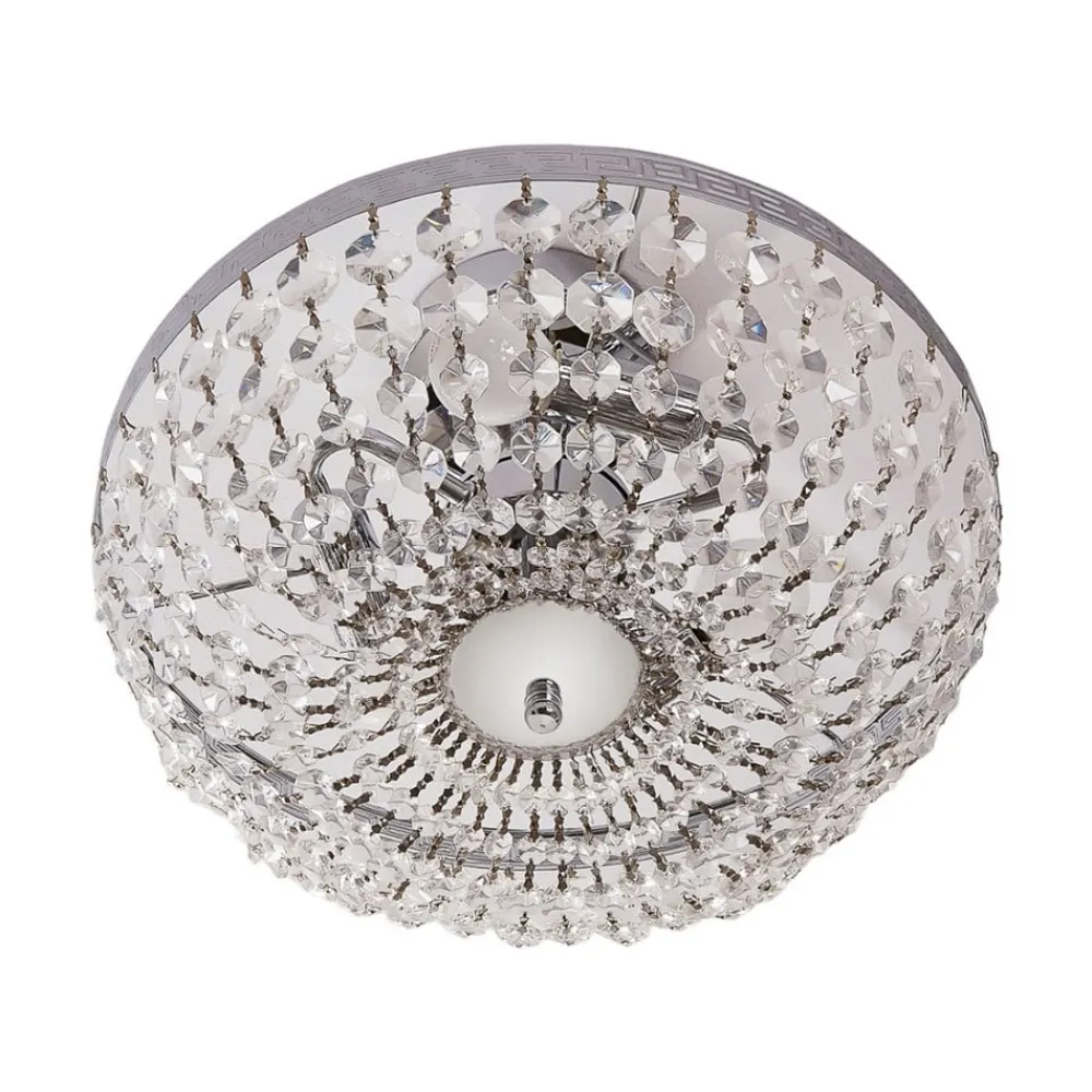 loftlampe Mondrian, 35 cm, krom, krystal^Lindby Sale