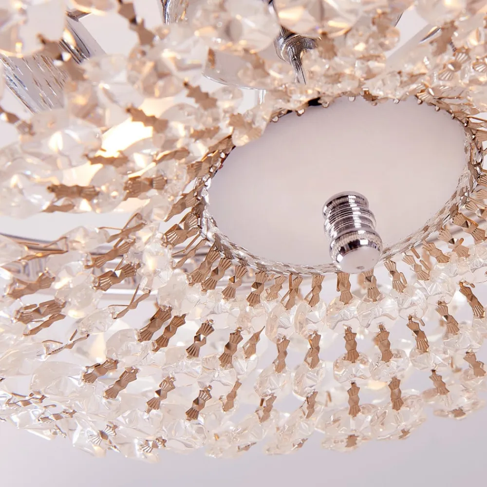 loftlampe Mondrian, 35 cm, krom, krystal^Lindby Sale