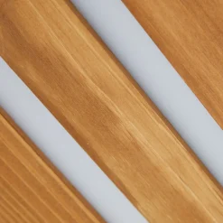 Lindby loftlampe Nesaja, sort, træ, 98 cm, dæmpbar