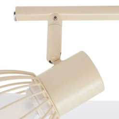 loftlampe Piena, beige, 4 lyskilder, metal, 70 cm^Lindby
