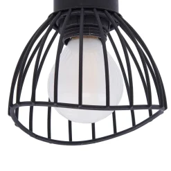 loftlampe Piena, sort, 4 lyskilder, metal, 70 cm^Lindby Online