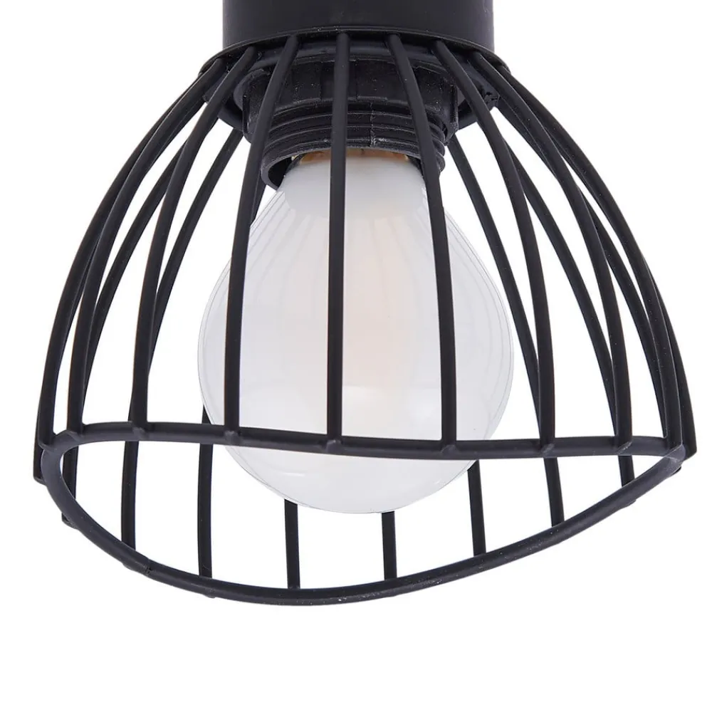 loftlampe Piena, sort, 4 lyskilder, metal, 70 cm^Lindby Online