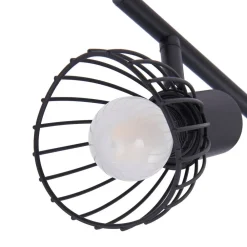 loftlampe Piena, sort, 4 lyskilder, metal, 70 cm^Lindby Online