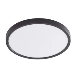 loftlampe Pravin, Ø 30 cm, CCT, sort^Lindby Clearance