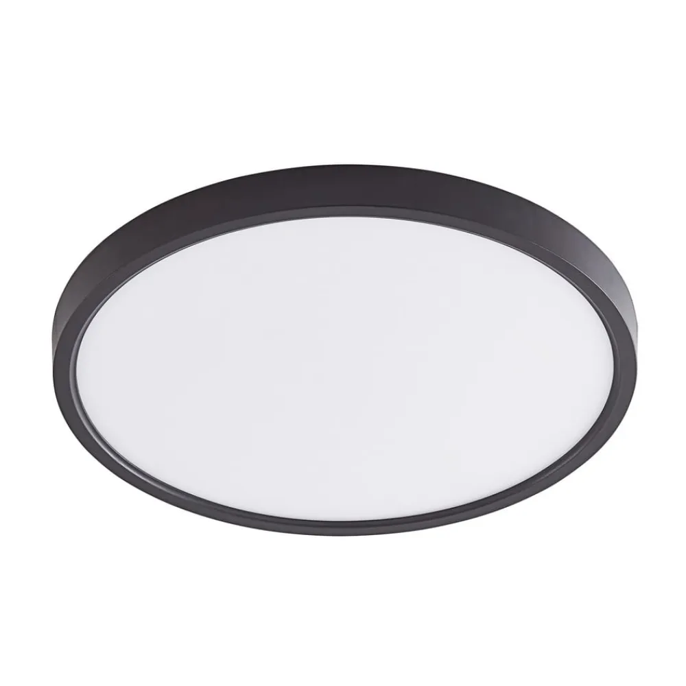 loftlampe Pravin, Ø 30 cm, CCT, sort^Lindby Clearance