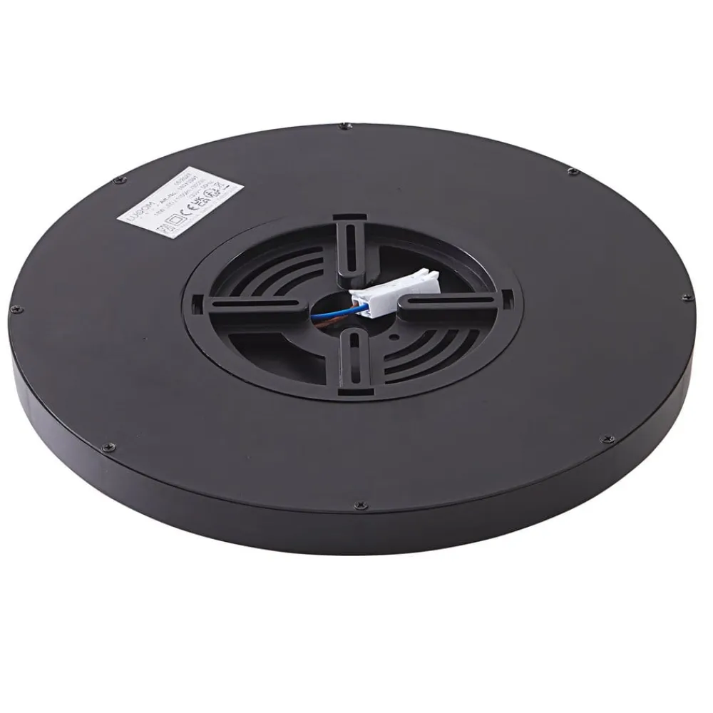 loftlampe Pravin, Ø 30 cm, CCT, sort^Lindby Clearance