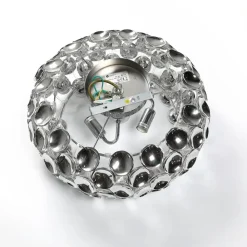 Lindby loftlampe Reza, Ø 48 cm, kromfarvet, E14