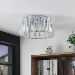 Lindby Loftlamper|Loftlamper>loftlampe Sofia, transparent, akryl, Ø 46cm