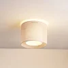 Lindby Loftlamper|Loftlamper>loftlampe Soula, Ø 26 cm, beige, plast, E27