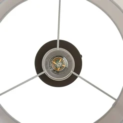 Lindby loftlampe Soula, Ø 40 cm, beige, plast, E27