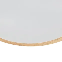 Lindby loftlampe Tanju, Ø 30 cm, 2 lyskilder, egetræ, E27