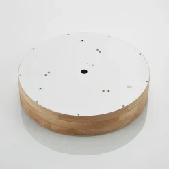 loftlampe Tanju, Ø 40 cm, 3 lyskilder, egetræ, E27^Lindby Sale