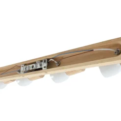 loftlampe Thorin, 67 cm, 4 lyskilder, hvid, træ, E14^Lindby Outlet