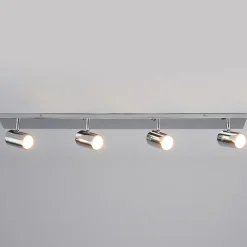 loftlampe til bad Dejan, 85 cm, 4 lyskilder, krom, IP44^Lindby Hot